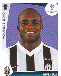 Mohamed Sissoko Juventus FC samolepka UEFA Champions League 2009/10 #30